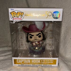 Funko Pop Disney Rides Captain Hook #109 Walt Disney World 50th Celebration